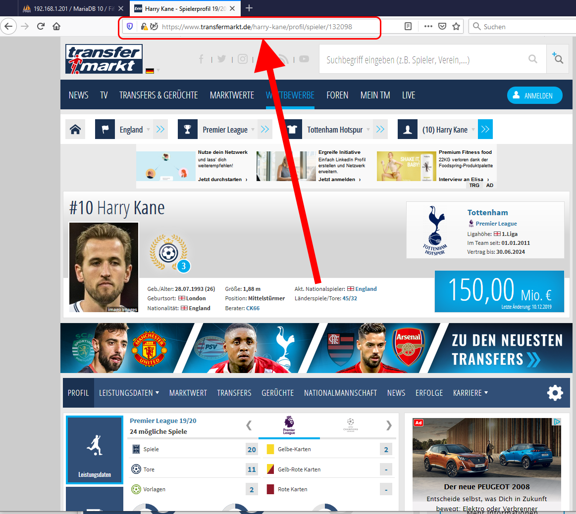 Transfermarkt-Link